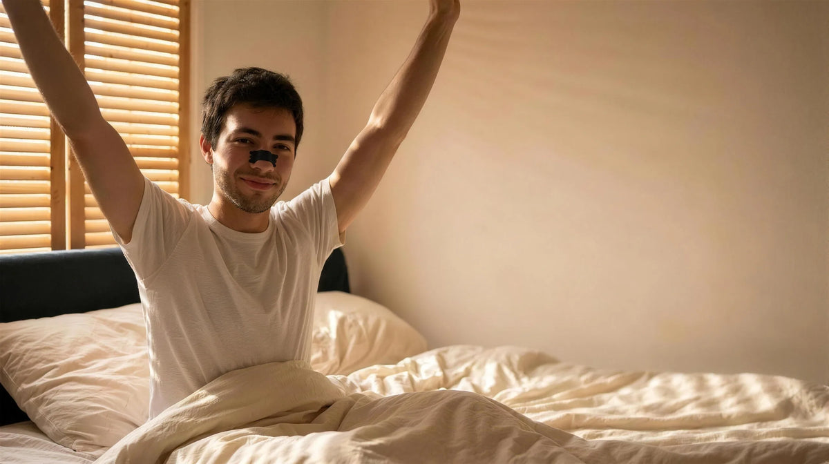 Réveil 7h, bandelette SomnIQ encore en place